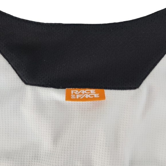 RACE FACE Stage Long Sleeve MTB Jersey black/orange medium (no size tag) - Picture 8 of 14